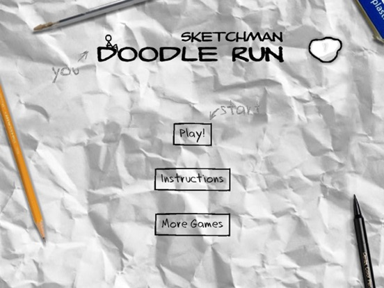 Sketchman Doodle Run poster
