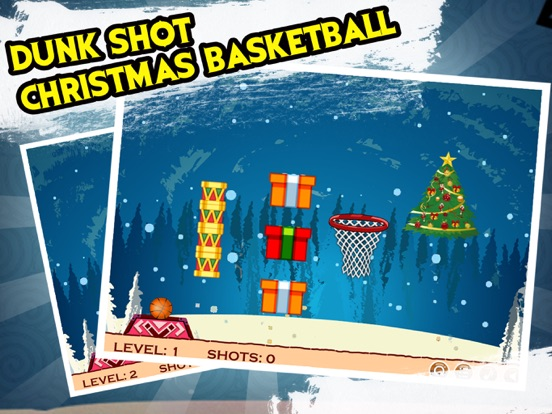 Dunk Shot Christmas:Basketball poster