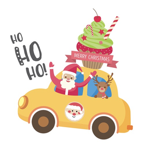 Sweet Happy Christmas Stickers
