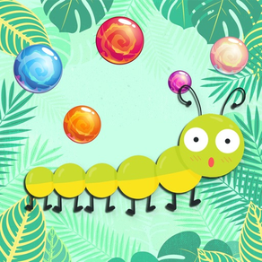 Bubble Shooting The Mega Worm Slither Game