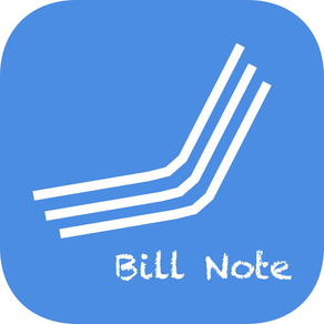 財布から出したお札の枚数を入力する家計簿アプリ - Bill Note