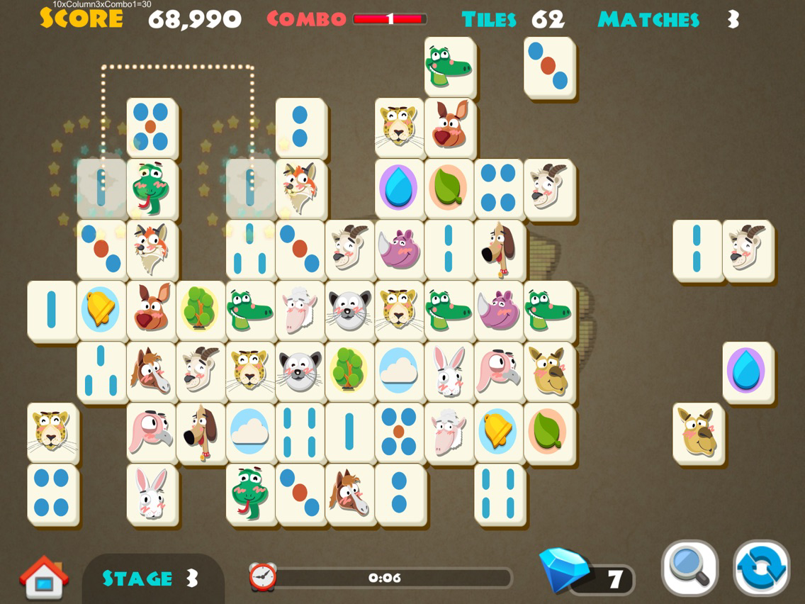 Jungle Mahjong - animal connect game for iOS (iPhone/iPad) - Free ...