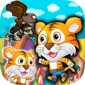 Tiny Tiger Run - Super World Animal Running Game