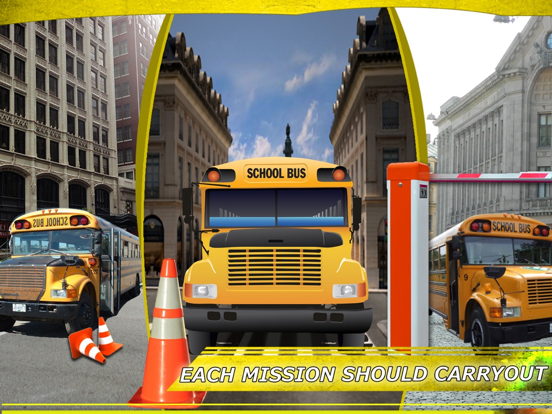 High School Bus Parking Test 3D Simulator Edition poster