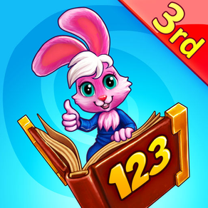 Wonder Bunny Math Race: 3rd Grade Advanced Learning App