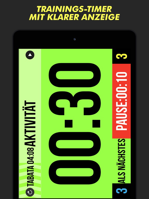 Timer Plus – Trainings-Timer Plakat