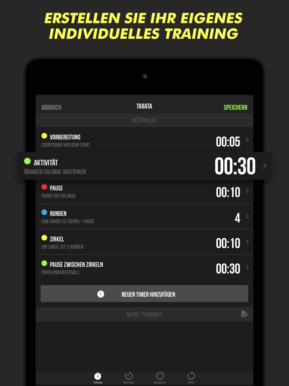 Timer Plus – Trainings-Timer Plakat
