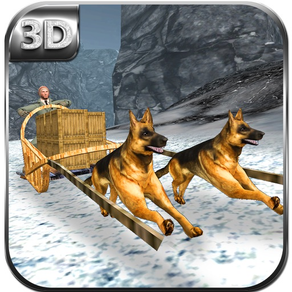 Uphill Dog Sledding Transport & Cargo Delivery Sim