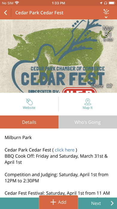 Visit Cedar Park poster