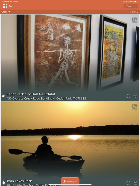 Visit Cedar Park poster