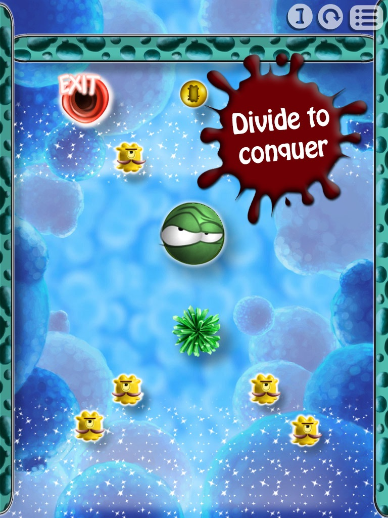 Get the Germs Free: Addictive Physics Puzzle Game Plakat