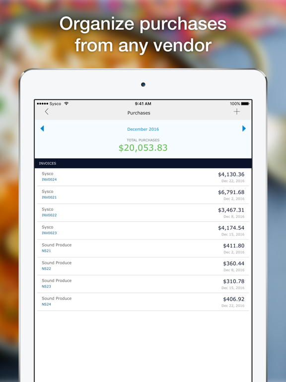 Sysco Mobile Inventory poster