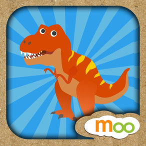 Los Dinosaurios - Sonidos de Dinosaurios, Dibujos, Puzzles y Actividades para los Niños con Moo Moo Lab