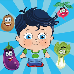 Little Genius Matching Game - Vegetables - Educational and Fun Game for Kids
