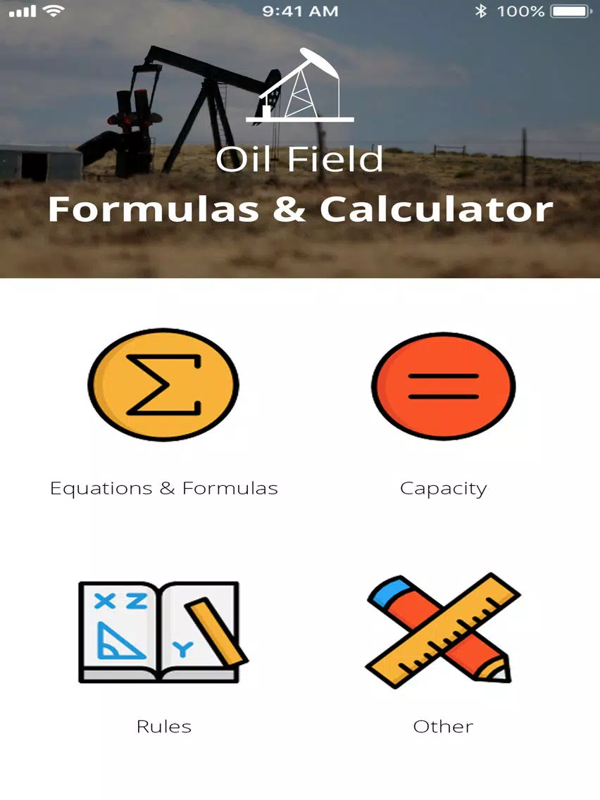Ảnh chụp màn hình của OilField Formulas & Calculator iPad 