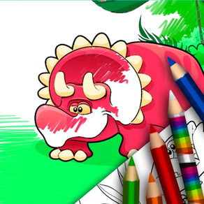 Dinosaurs - livro de colorir