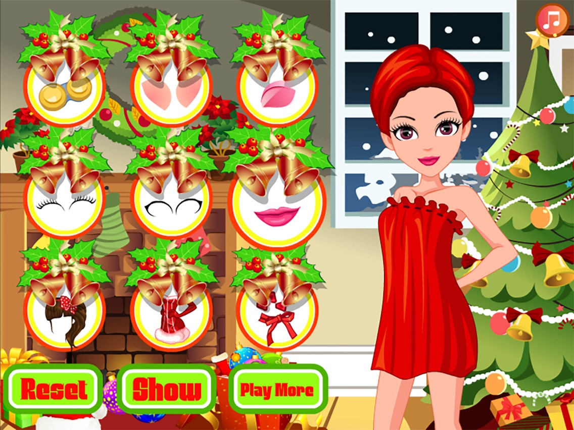 Christmas Girl SPA Salon － Dress Up & Makeover poster