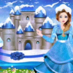hielo princesa castillo pastel