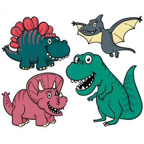 子供のための着色のページを描画恐竜