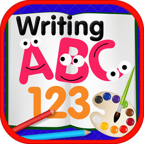 ABC 123 Writing Coloring Book Free