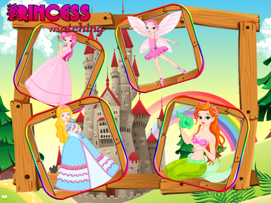 Memories Magic Princess Matching for Toddler Girl poster