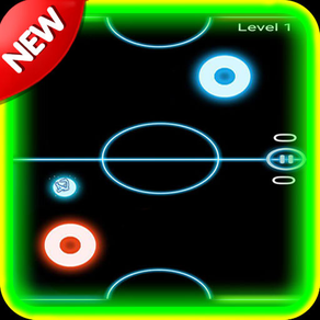 Neon Air Hockey