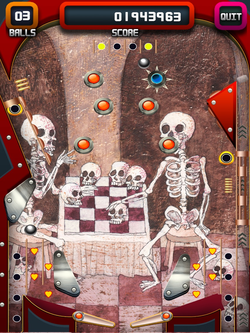 Pinball - Two Skeletons poster