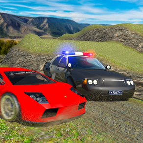 Horsroute Police Voiture Chasse Prison Échapper 3D