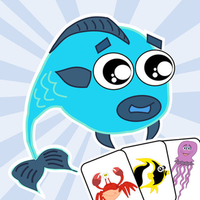 Sea Animals Matching Game Educational App for Kids