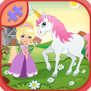 Princess And Pink horse Jigsaw Puzzles Games