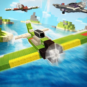 BlockWorld War Racer | Aircraft Battle Game