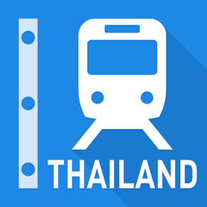 Thailand Rail Map - Bangkok & All Thailand