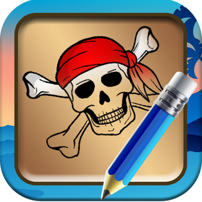 Drawing Cartoon Pirate Themes Pro