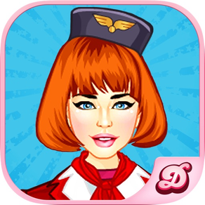 Air Hostess Dress Up - Fun Doll Makeover Game