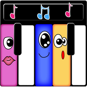 Cute Monster Piano Keys