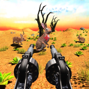 Double Guns Lapin Chasse 3D