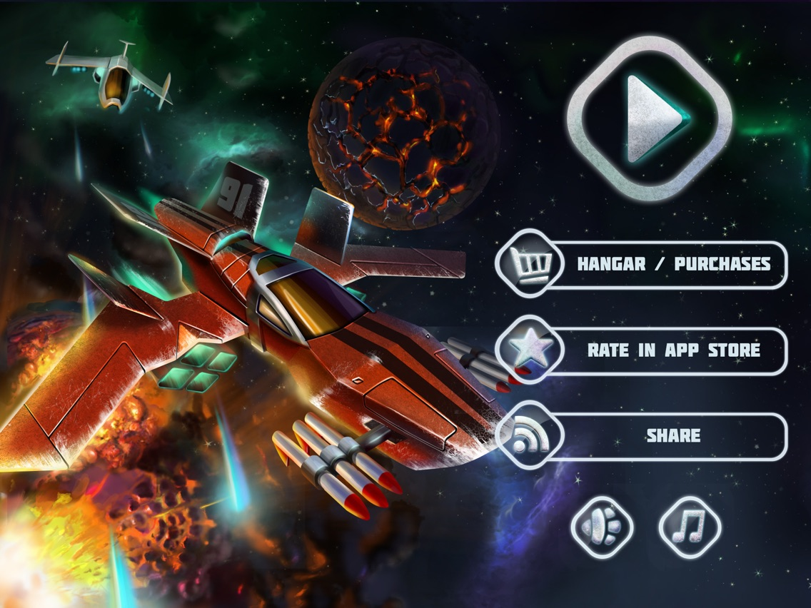 Galaxy Warfare Free - space shooter poster
