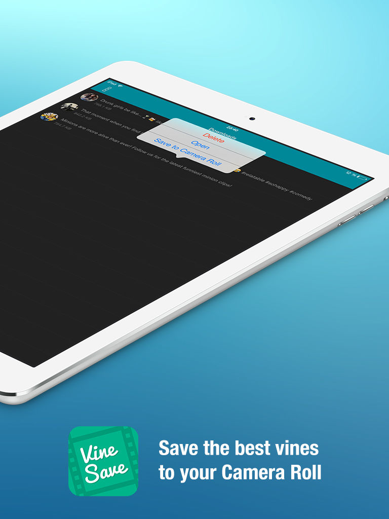 Video Downloader for Vine (Save unlimited vines to your Camera Roll, watch best videos using handy player, vinegrab, save videos from private messages) poster
