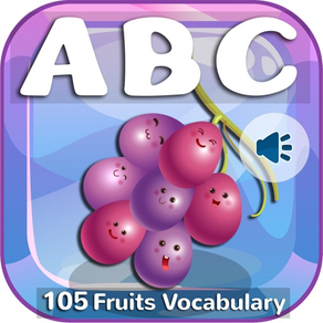 ABC Fruits Flashcards English Vocabulary Learning!