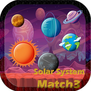 Solar System Match3 Games - マッチ3 マッチ棒 ミニパズル