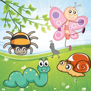 幼児や子供のための昆虫のパズル !