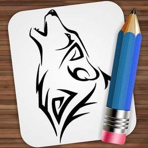 Drawing Tattoo Wolves