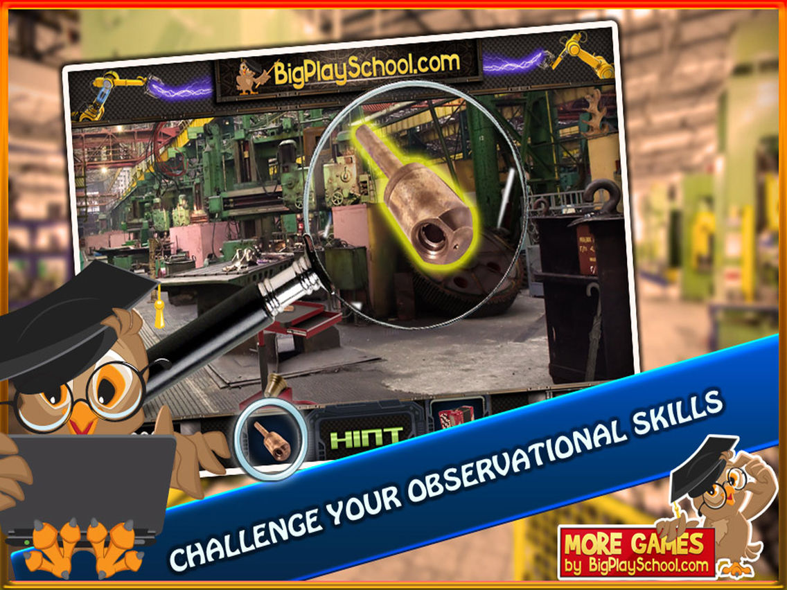 Key Object Game Electric Factory Hidden Object Games for iOS (iPhone/iPad) - Free ...