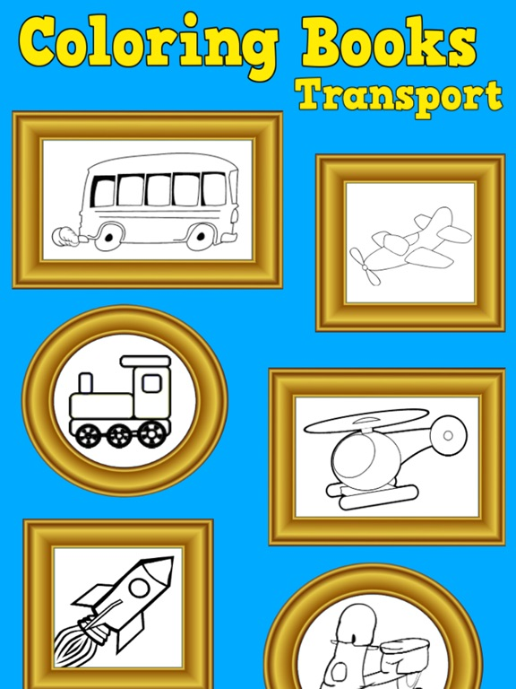 Coloring Books, Transport poster