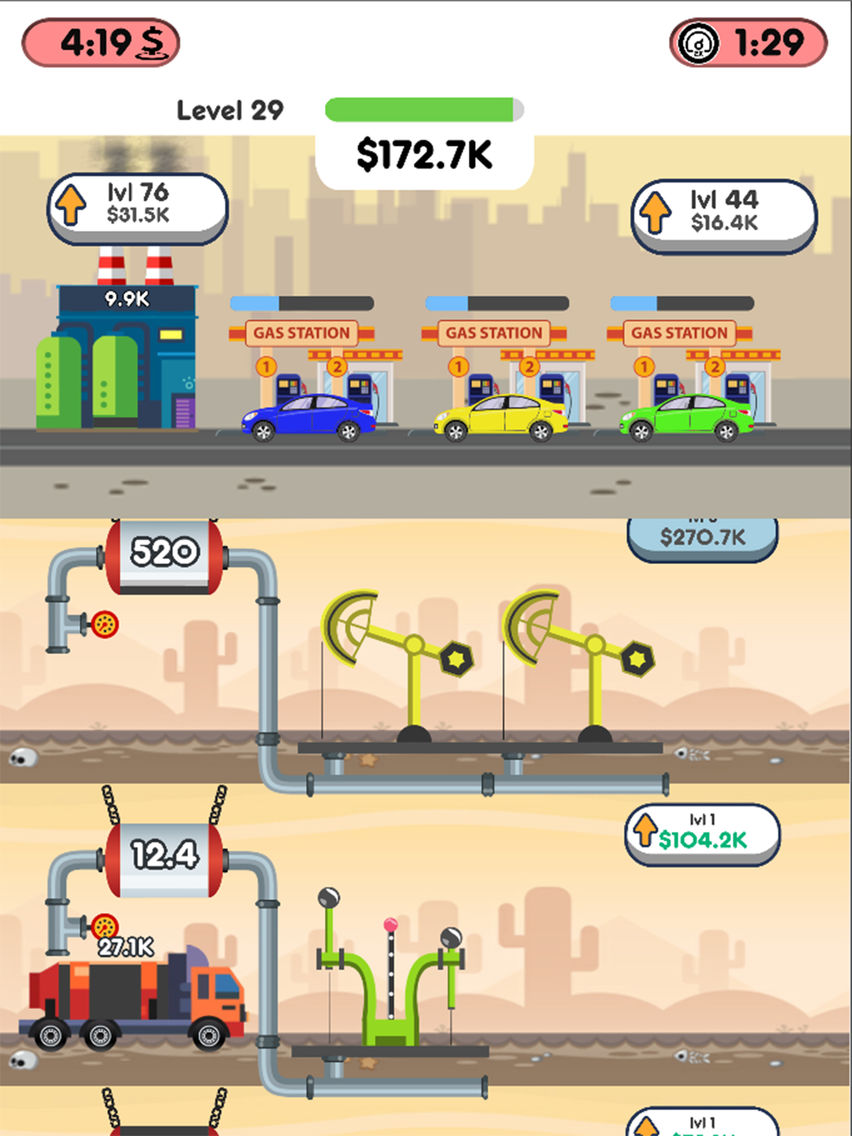 Oil Factory - Idle Tap Tycoon poster