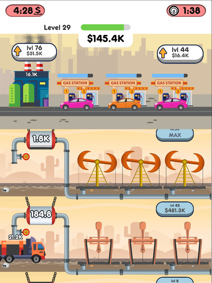 Oil Factory - Idle Tap Tycoon poster