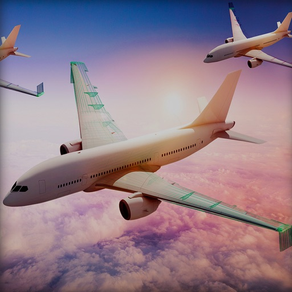 Airplane Flight : 3D Planet