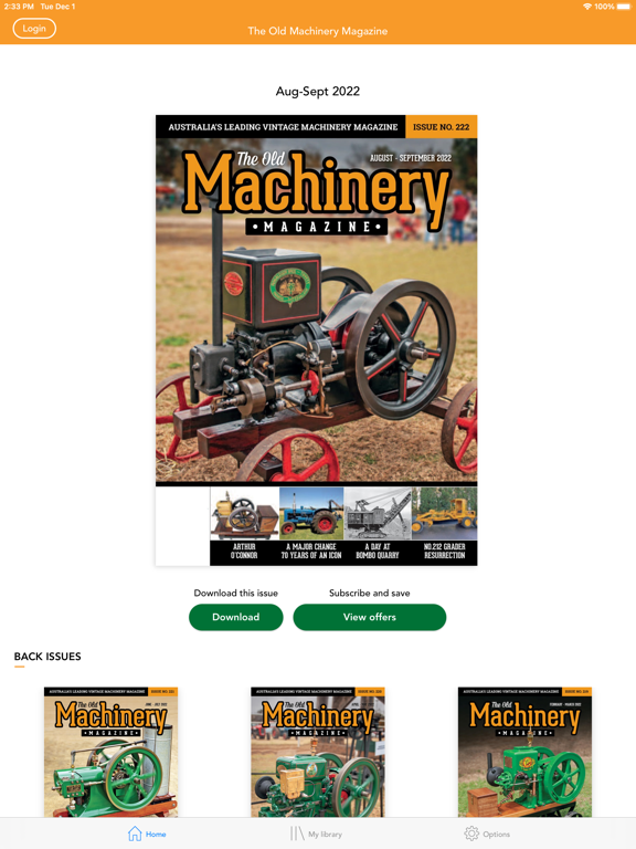 The Old Machinery Magazine poster