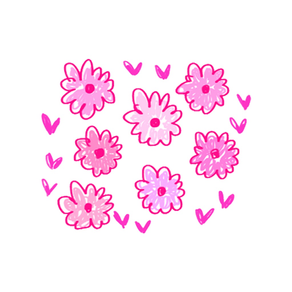 Flower Words - Text Message Stickers Pack 1