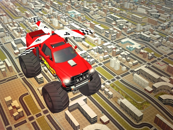 Flying Truck Pilot Driving 3D poster